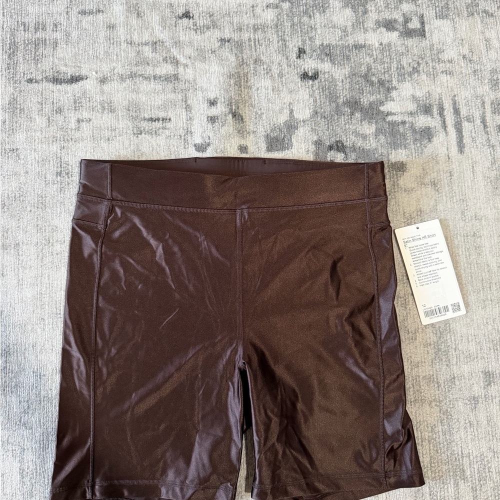 lululemon athletica Dark Brown Bike Shorts